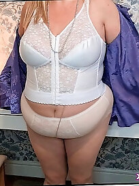 Erotic mamas are taking off their dress for a photoshoot